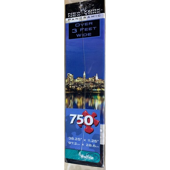 New York Panoramic BGI Buffalo Games 2000 World Trade Cent 750 Jigsaw Puzzle NIB - Picture 6 of 10